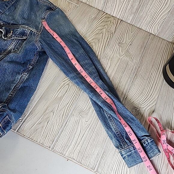 Levi's Denim Jean Jacket Mens Size Small - Picture 9 of 11